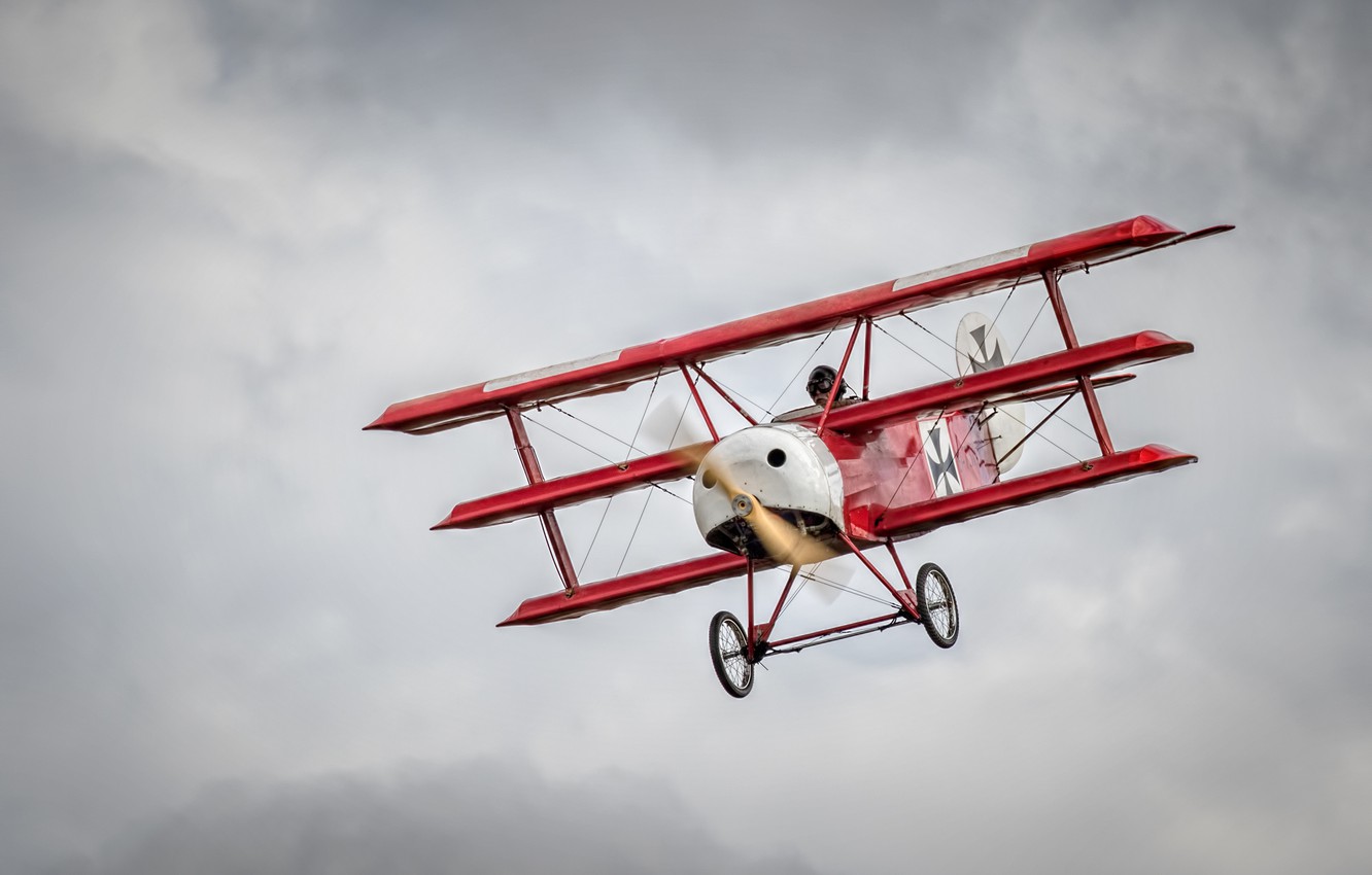 Wallpaper Aviation Army The Plane Red Baron Triplane