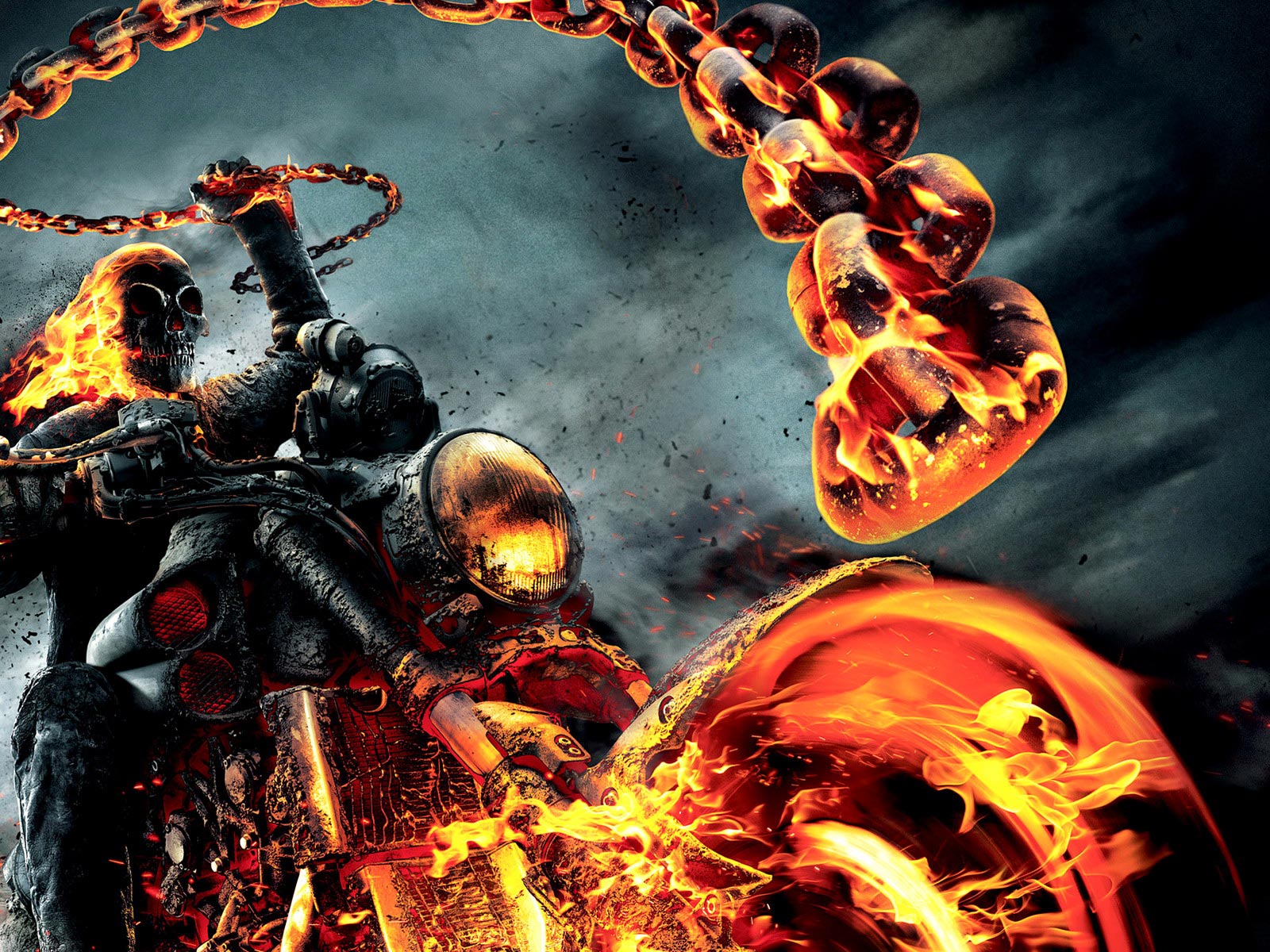 Ghost Rider Spirit of Vengeance 01 ghost rider wallpaper HD free