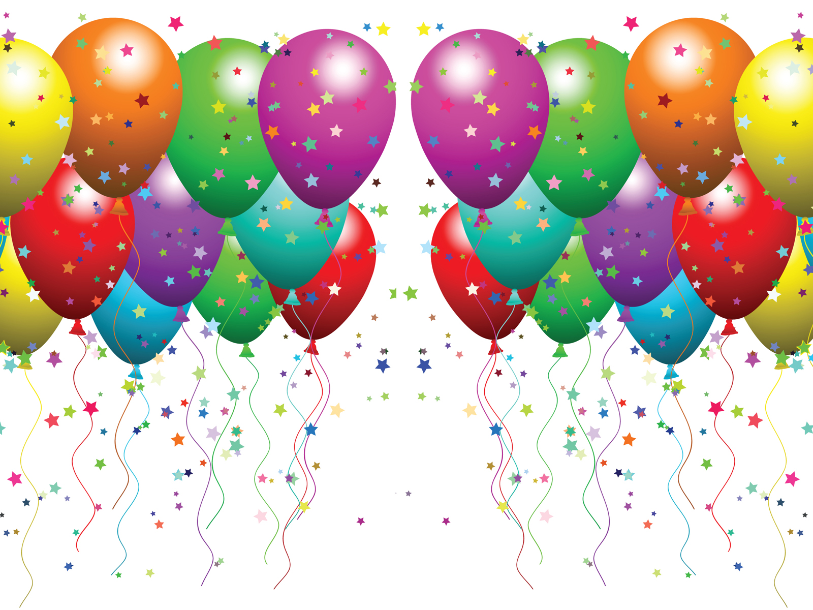 Balloons And Confetti Clip Art Clipart   Free Clipart