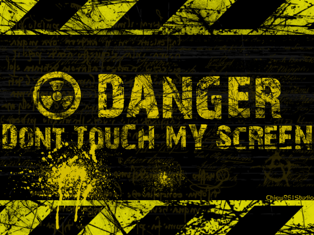 Free download Danger Do Not Touch Wallpaper Danger dont touch my screen  [640x480] for your Desktop, Mobile & Tablet | Explore 45+ Do Not Touch  Wallpaper | 3D Touch Wallpapers, iPod Touch