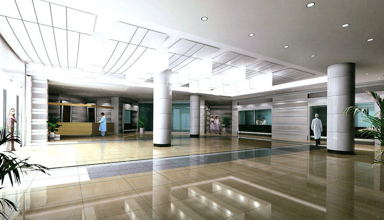 Hospital Lobby Interior 3d Design House Pictures