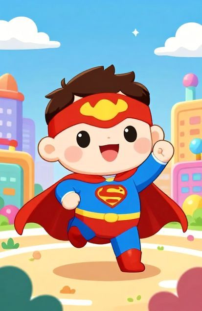 Cute Superhero Wallpaper