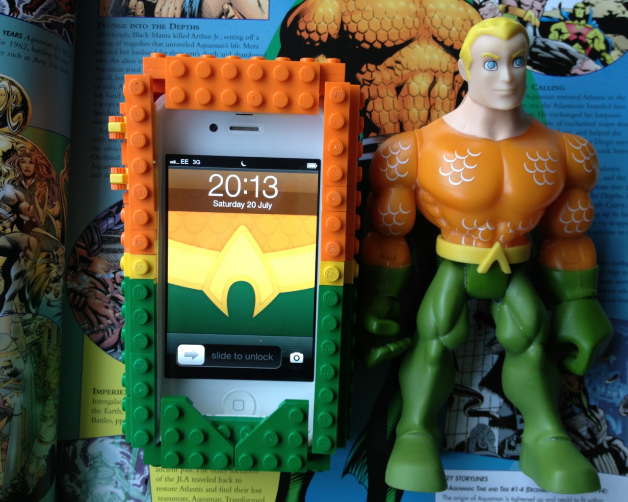 Aquaman iPhone Wallpaper Lego Casing