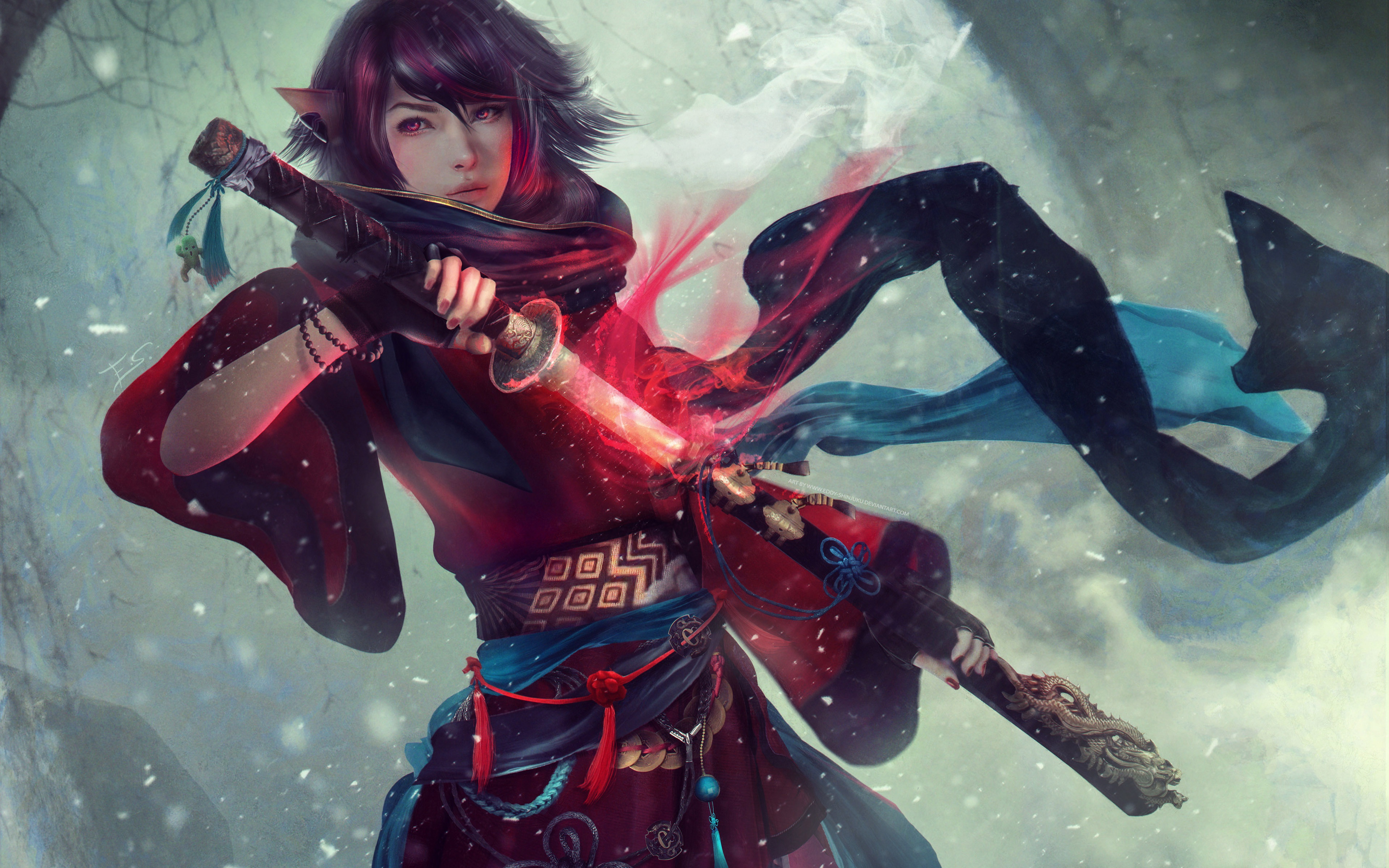 Katana Final Fantasy Laptop Full HD 1080p 4k Wallpaper Image Photos
