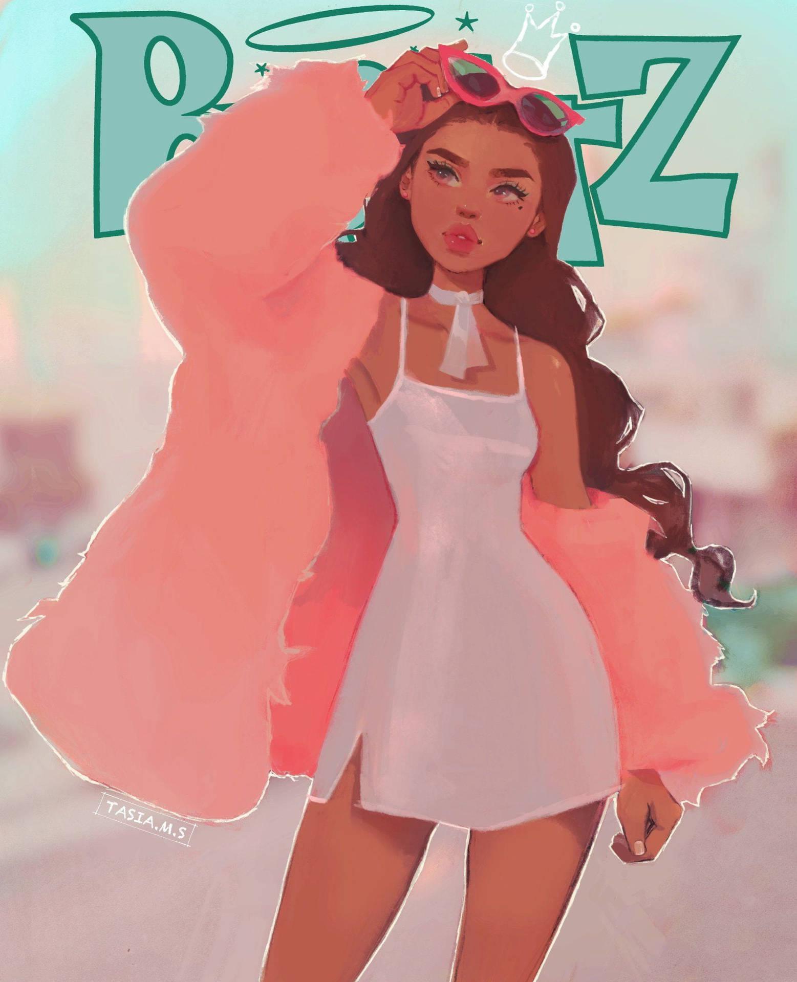 Cute Black Girl Bratz Wallpaper