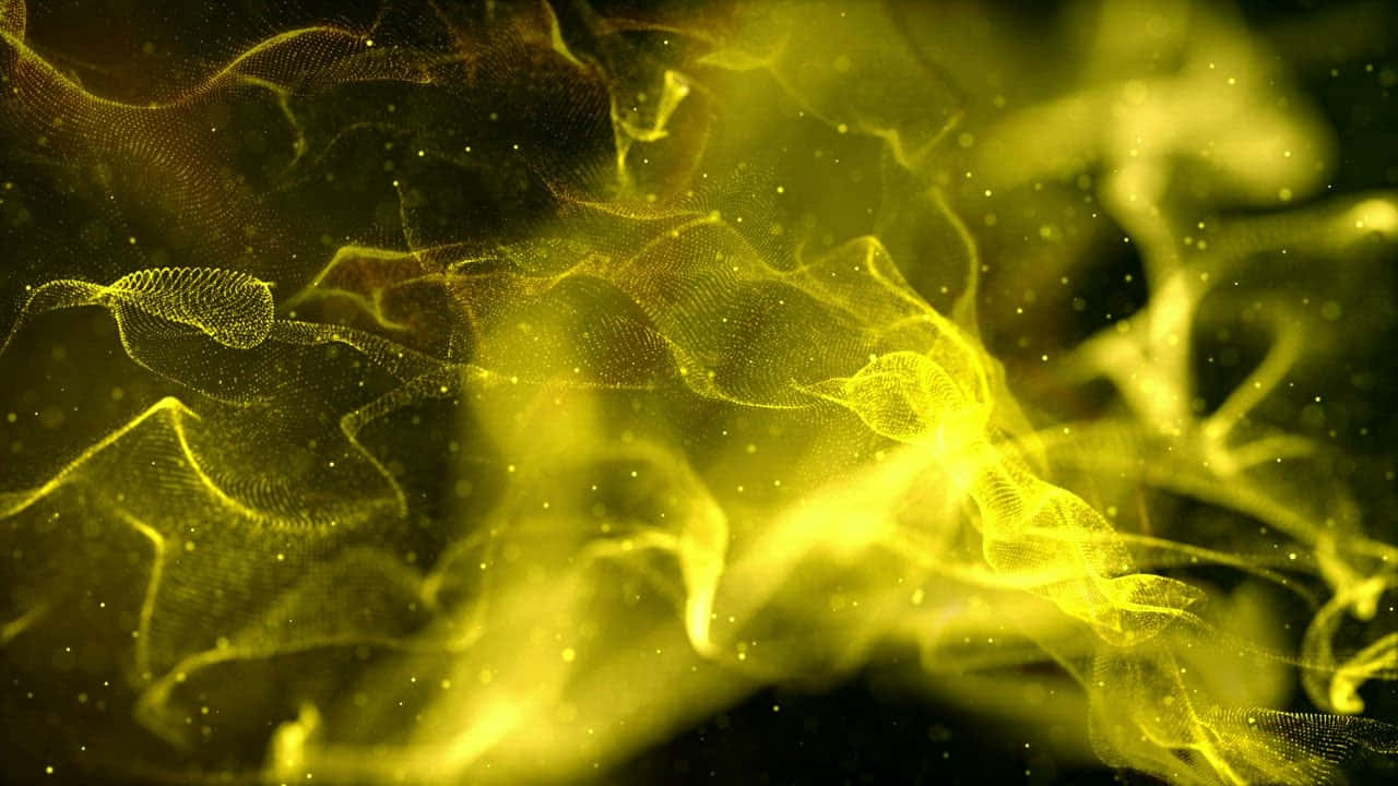 Yellow Neon Light Wallpaper