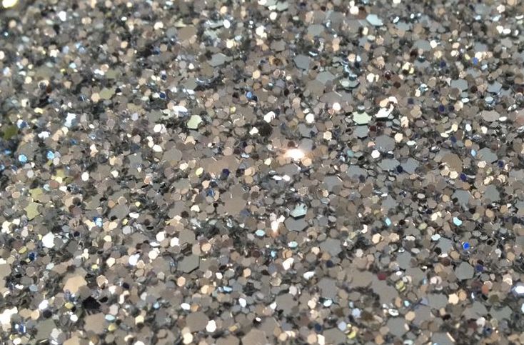 Silver Glitter Wallpaper