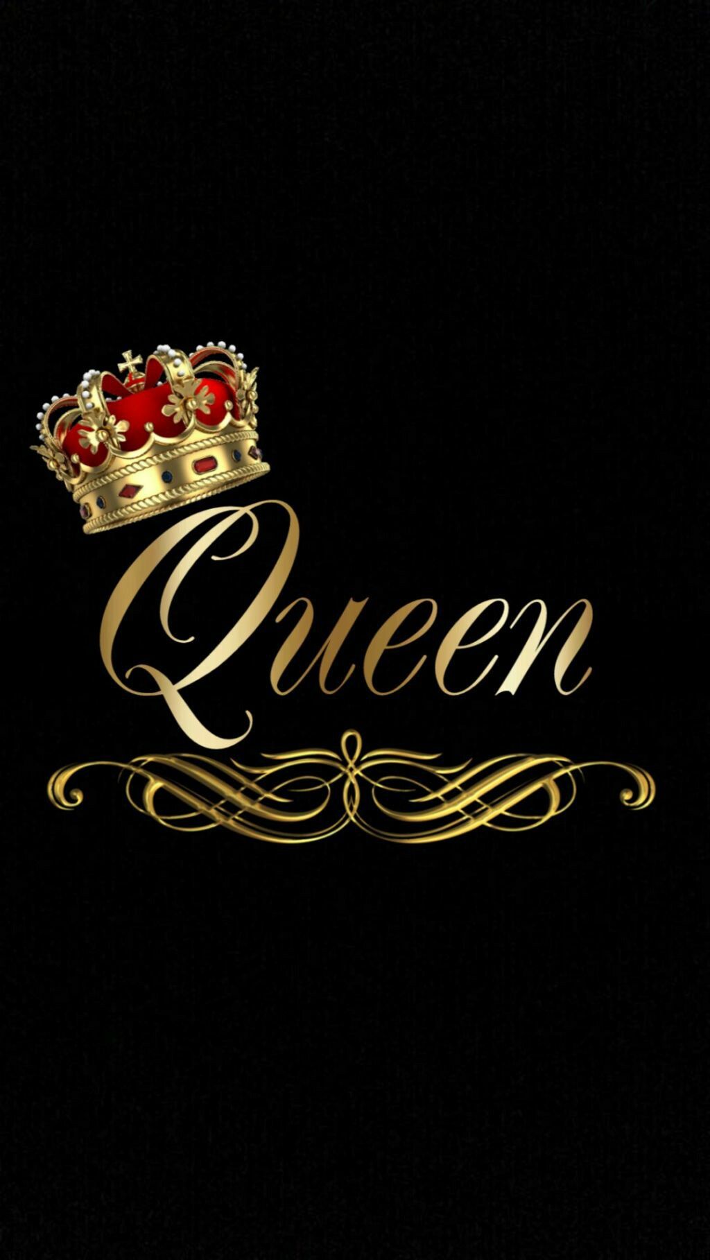 Wallpaper Queen Crown Pink