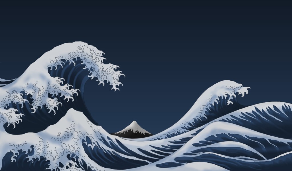  hokusai the great wave off kanagawa wallpaper HQ WALLPAPER   173297