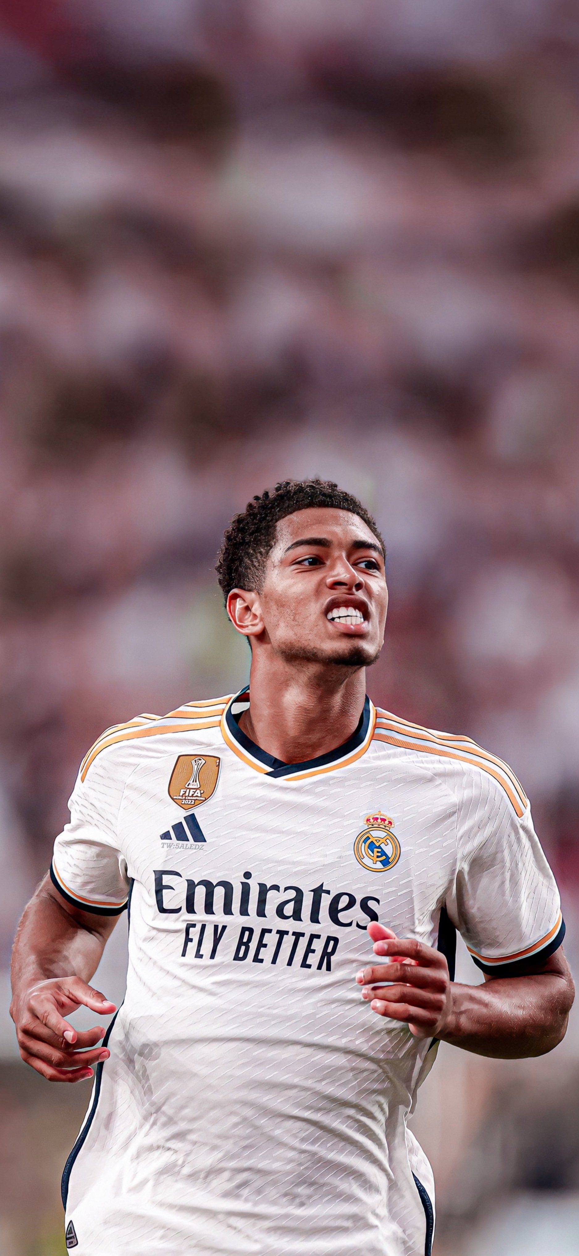 Jude Bellingham in action during a Real Madrid soccer match