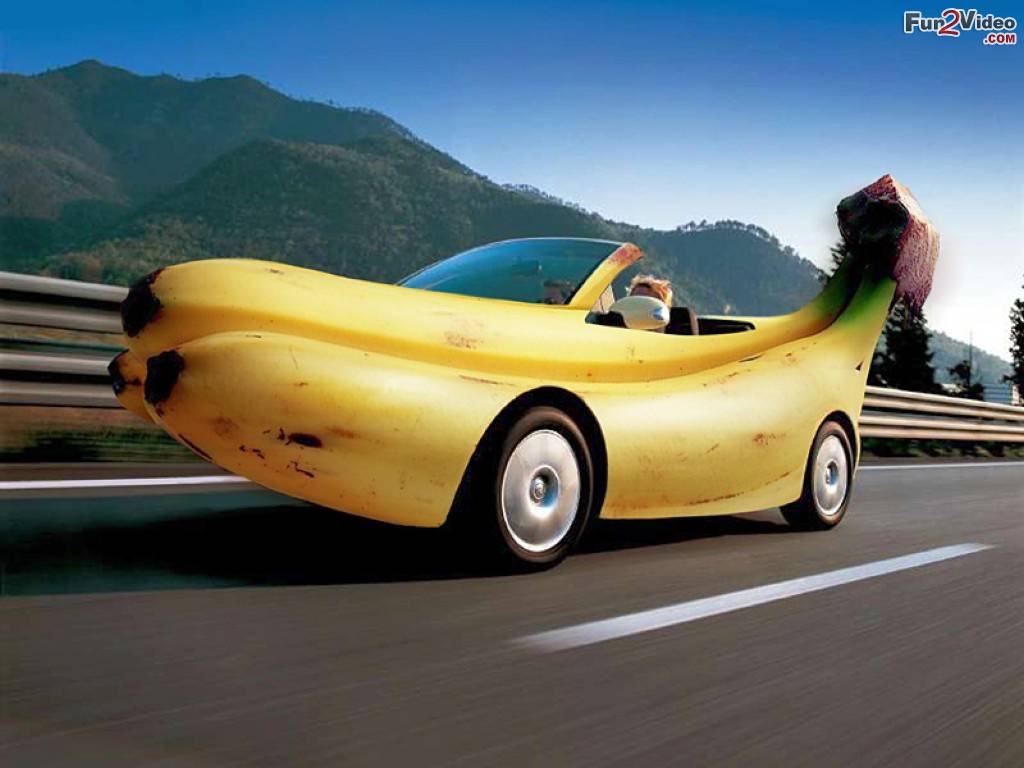 Banana Car Funny Wallpapers For PC Free Download Of Car Wallpaper