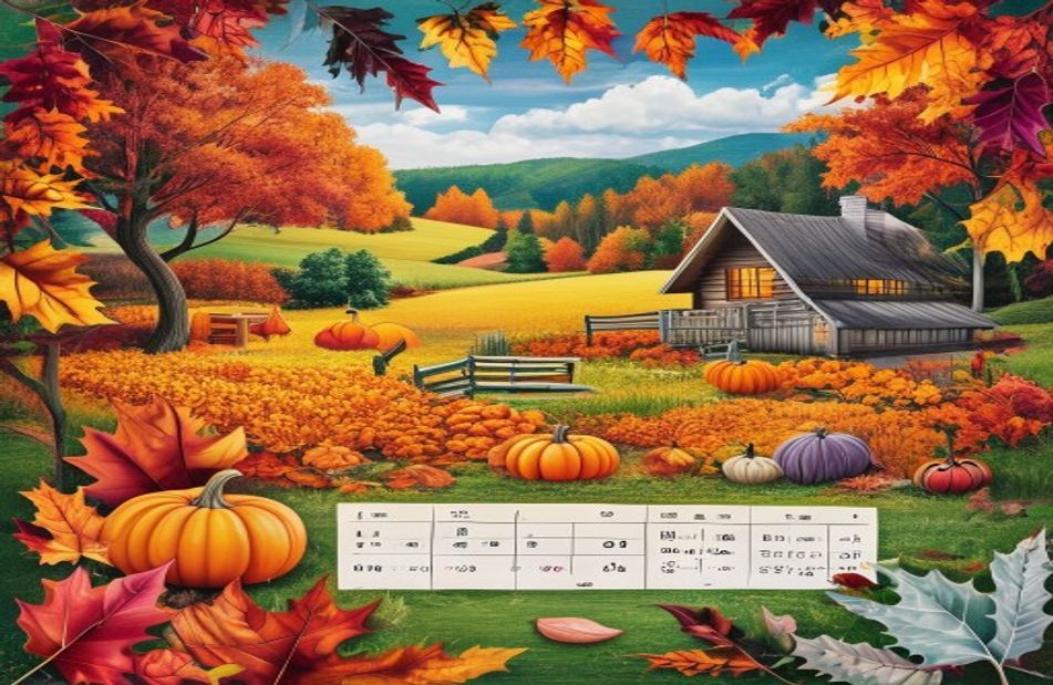 October Calendar Wallpaper