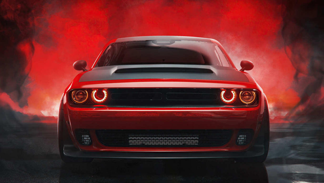Dodge Challenger Muscle Car Laptop HD 4k Wallpaper