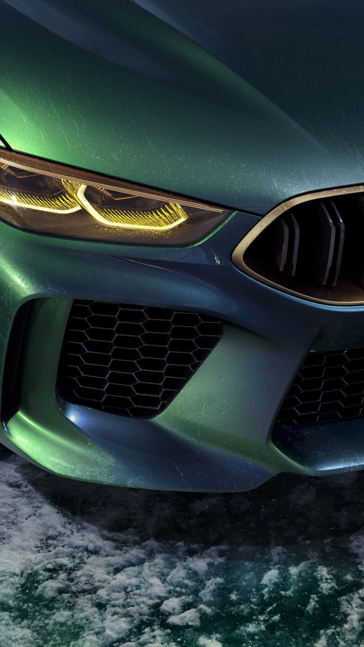 Bmw Concept M8 Gran Coup Headlights Wallpaper Cars