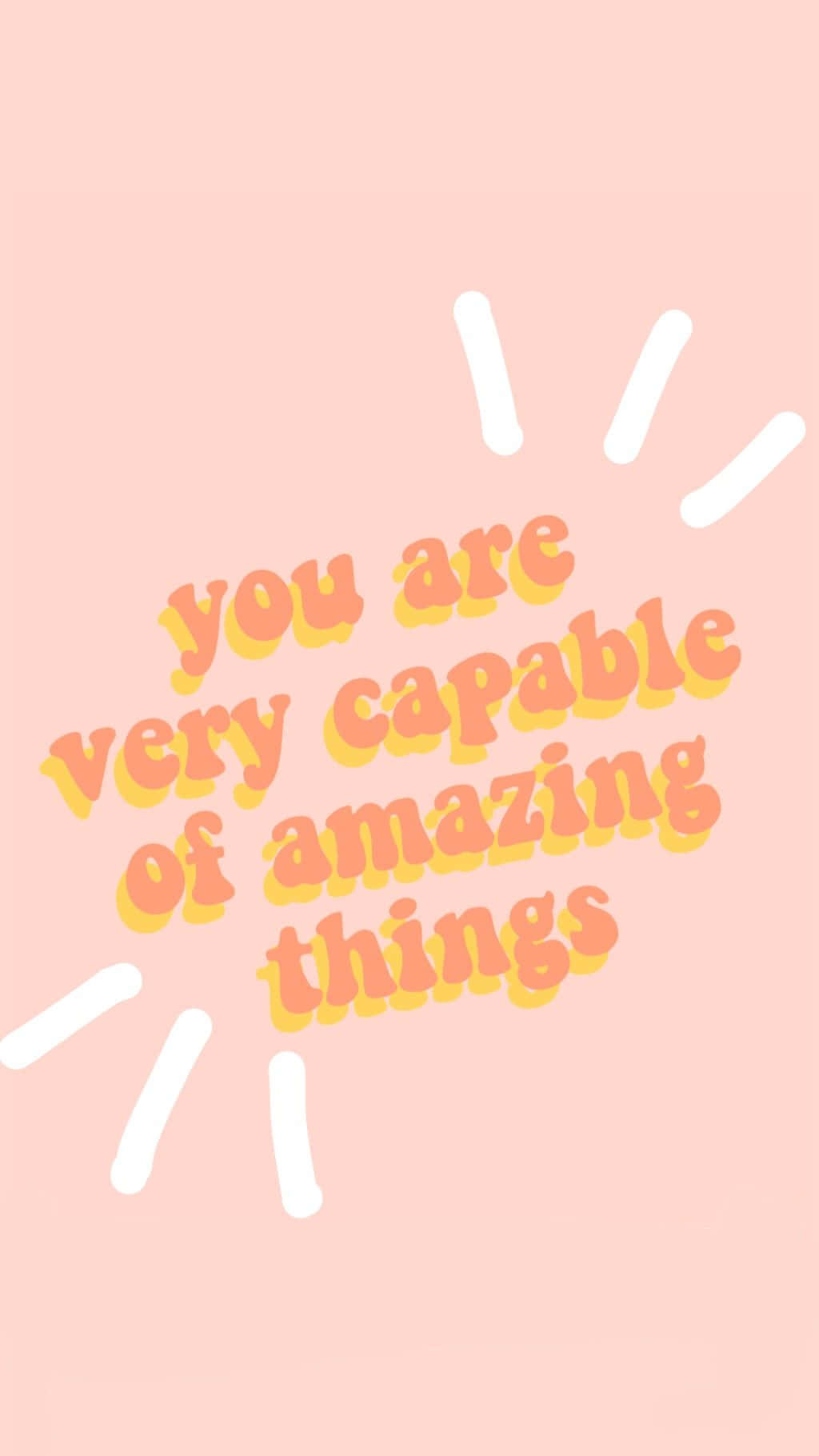 Peach Aesthetic Background Wallpaper
