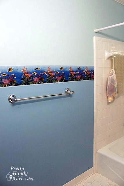Remove wallpaper borders   with fabric softener no less May want to 427x640
