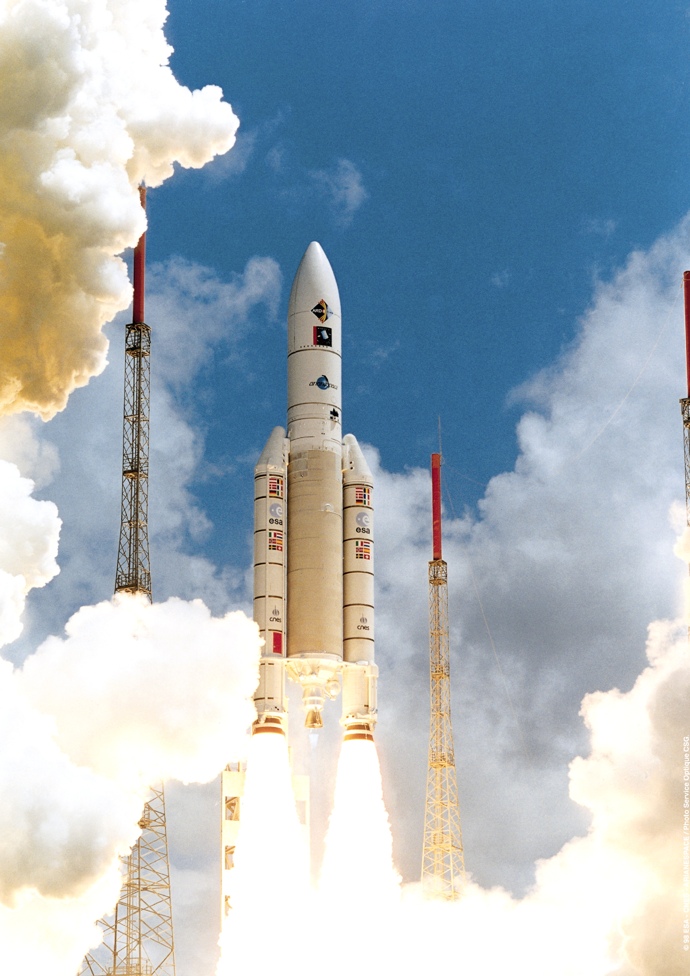Esa Launch Of Ariane Flight