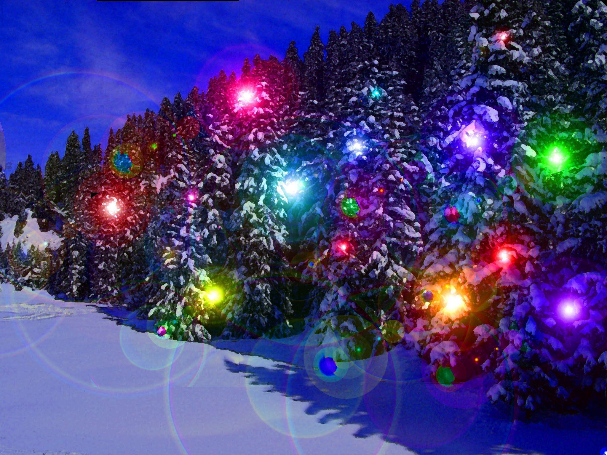 Christmas Lights Wallpaper HD