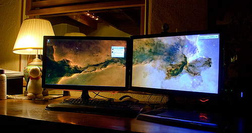 Dual Monitor Setup Flickr   Photo Sharing