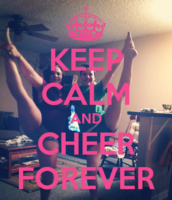 Keep Calm And Cheer Forever Carry On Image Generator