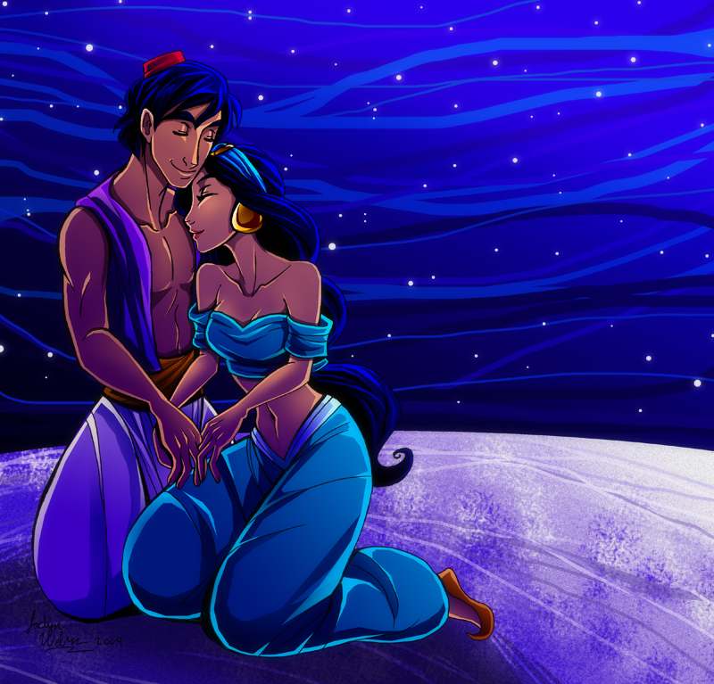 Couples Aladdin And Jasmine By Mistytang