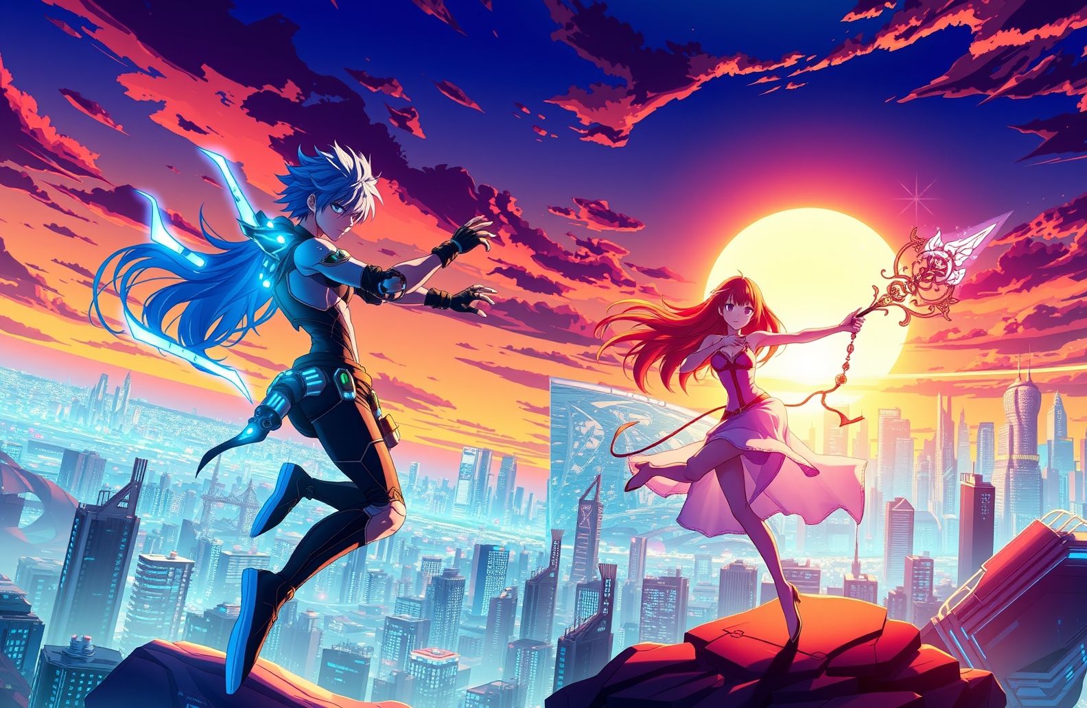 Anime Dual Monitor Wallpaper