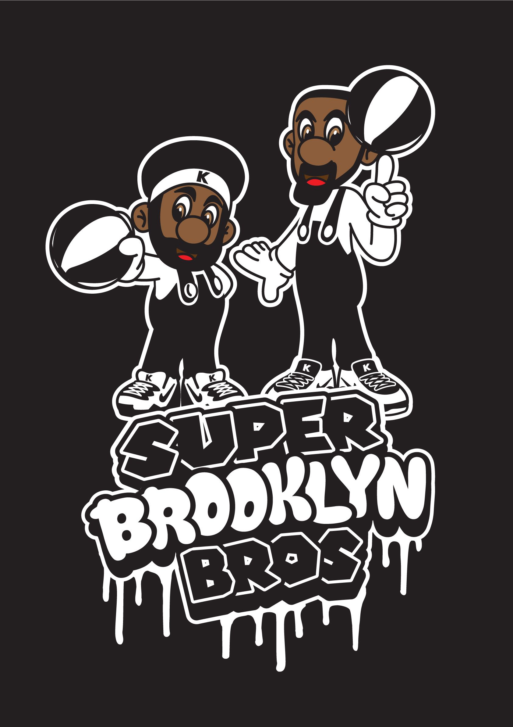 Kyrie Irving Kevin Durant Brooklyn Nets Super Mario Bros