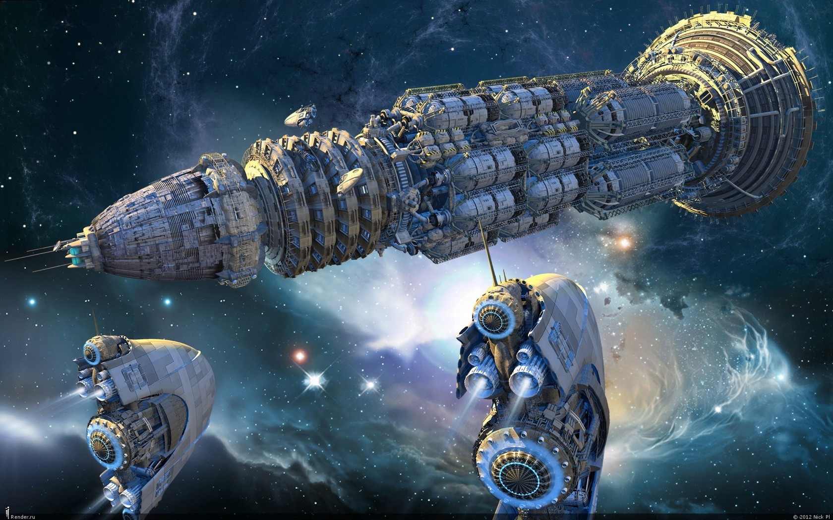 Starship Wallpaper Sf