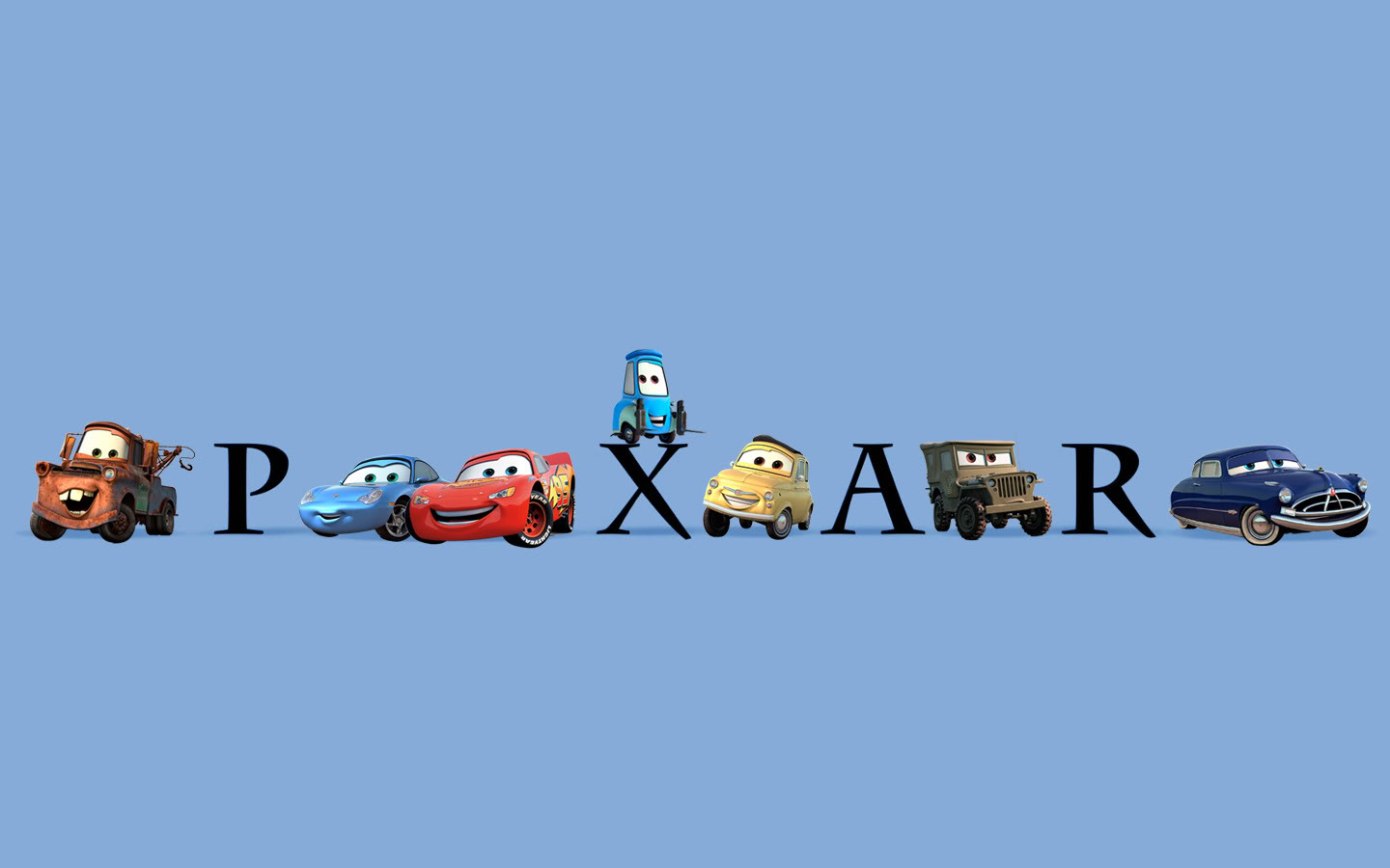 Pixar Cars Background Wallpaper HD