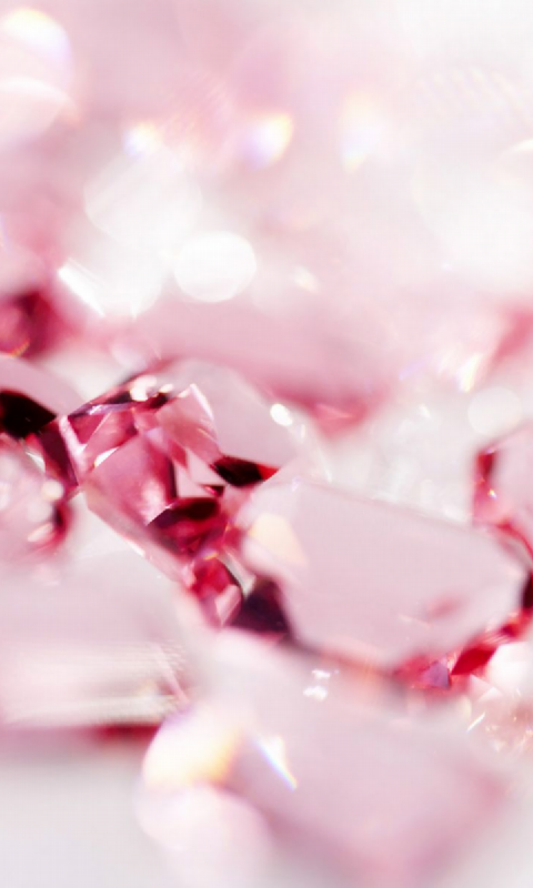 Pink Diamonds Live Wallpaper Screenshot