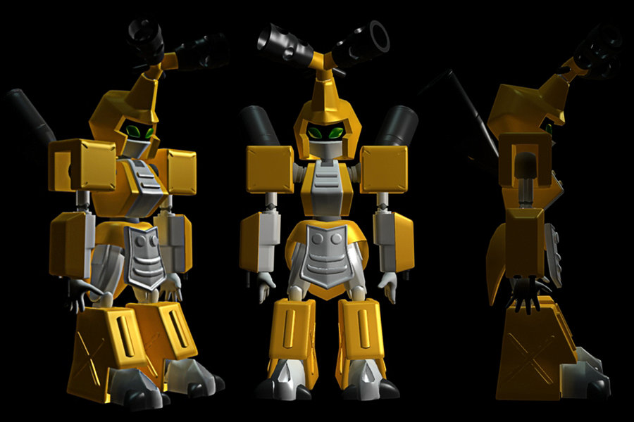 Metabee 3d Fin By Trenchhead