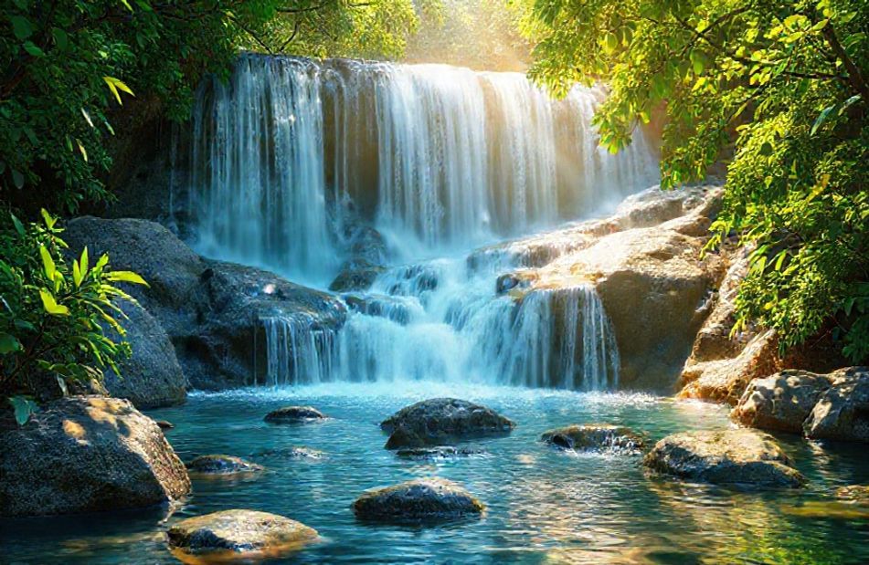 3d Waterfall Wallpaper