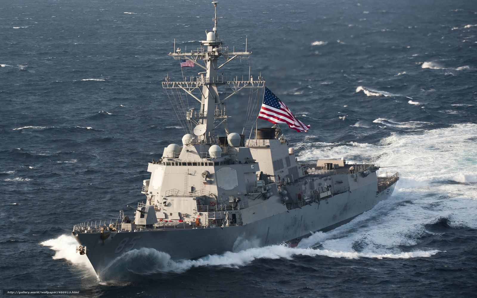 Wallpaper Guided Missile Destroyers Type Arleigh Burke Navy