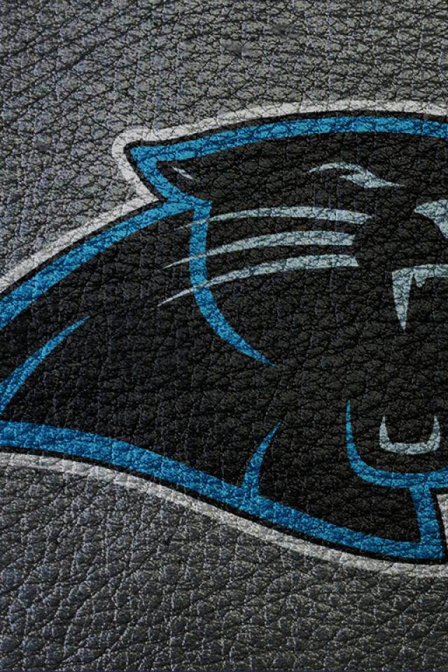 Leather Carolina Panthers Football Wallpaper For iPhone