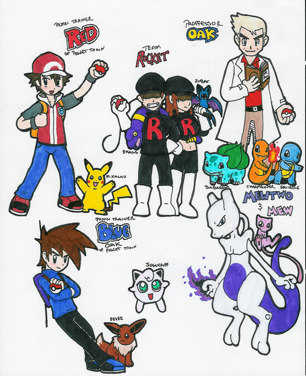 Pokemon Characters By Hyliaman