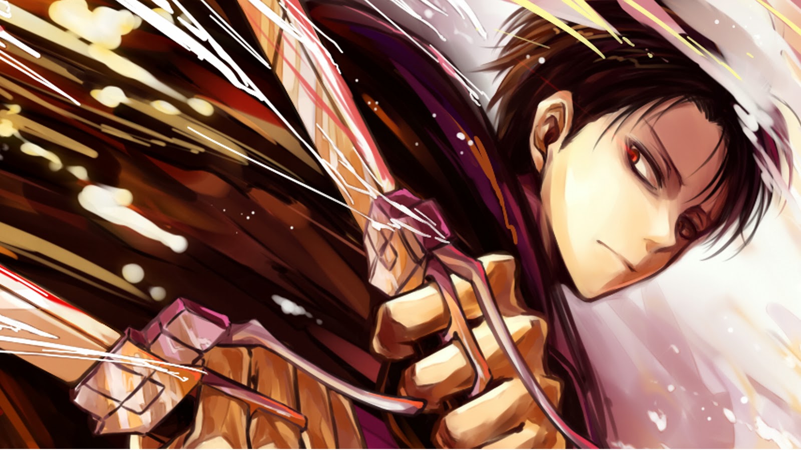 Eren Yeager Attack on Titan Levi Anime Manga, Anime, cartoon, weapon png |  PNGEgg