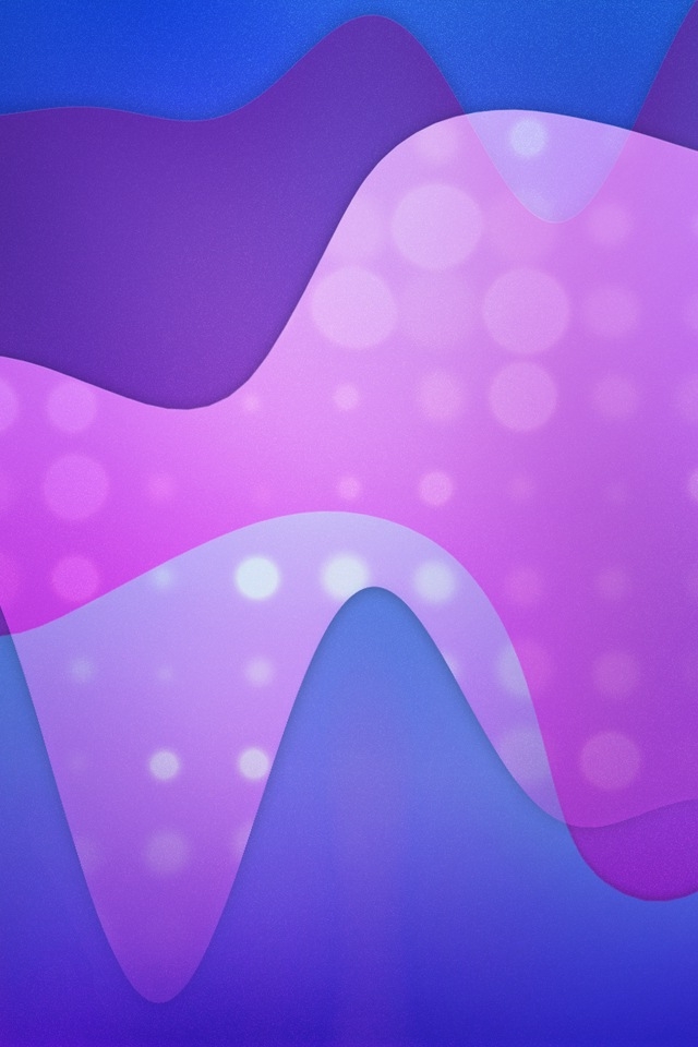 Purple Waves iPhone HD Wallpaper