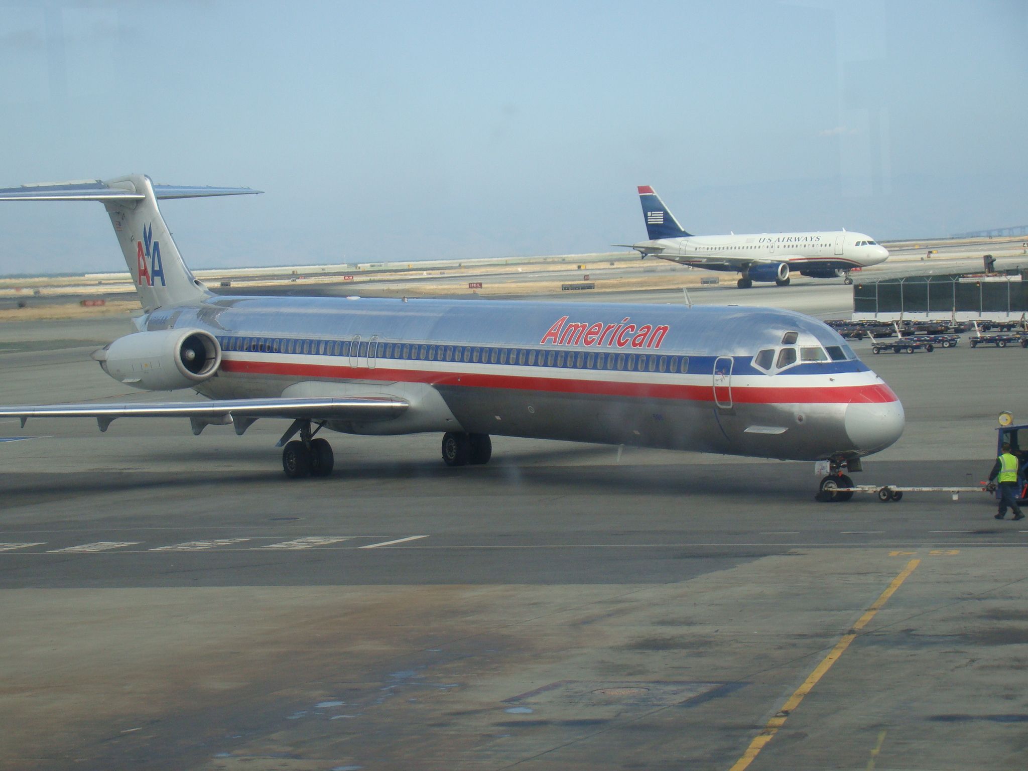 Free download American Airlines MD 80 SFO Airport American airlines ...