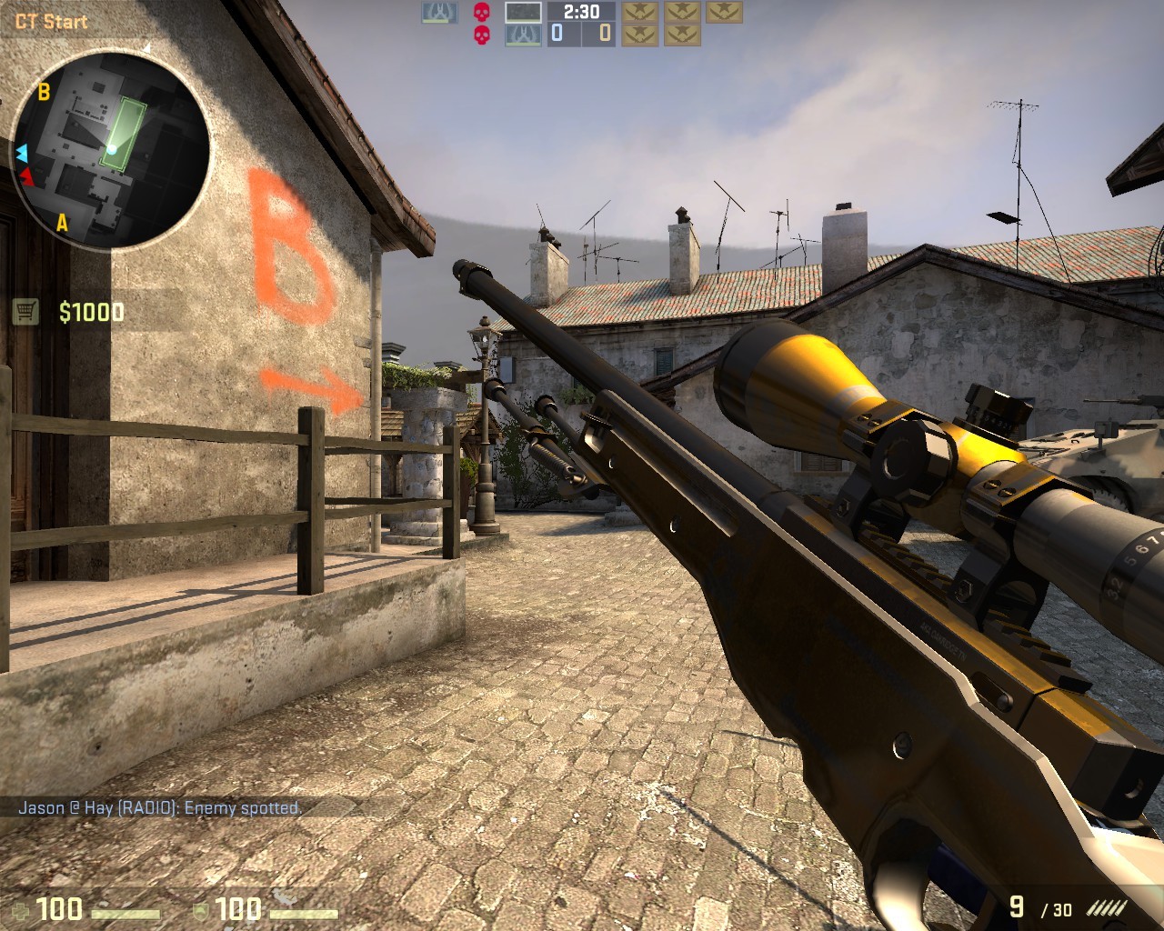 Cs Go Awp Gold Ish Silver Counter Strike Global Offensive