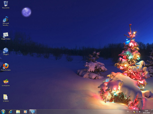 Cùng đón Giáng Sinh trong không gian tràn ngập hoa tuyết và ánh nến lung linh với hình nền đẹp cho desktop Windows 7 dịp Noel. Hình ảnh sắc nét và độ phân giải cao sẽ khiến bạn không thể rời mắt khỏi màn hình máy tính của mình.