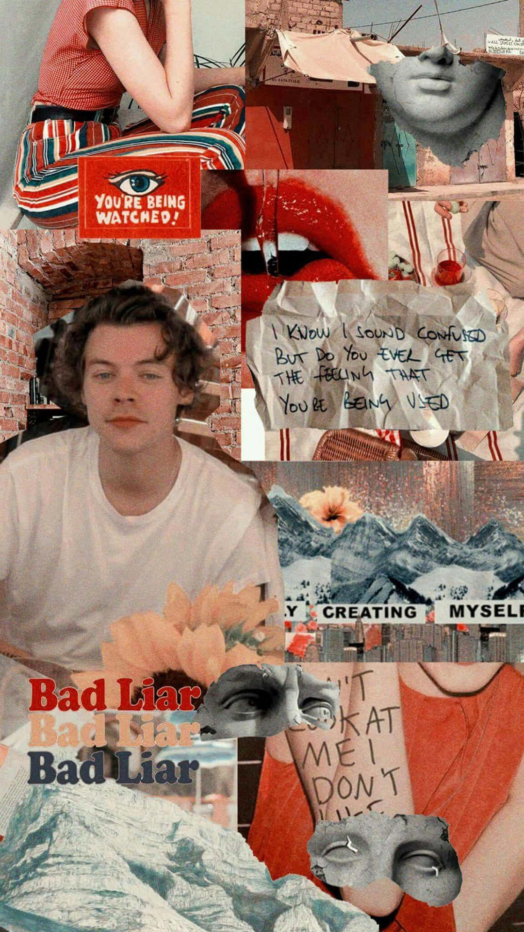 Harry Styles Collage Wallpaper