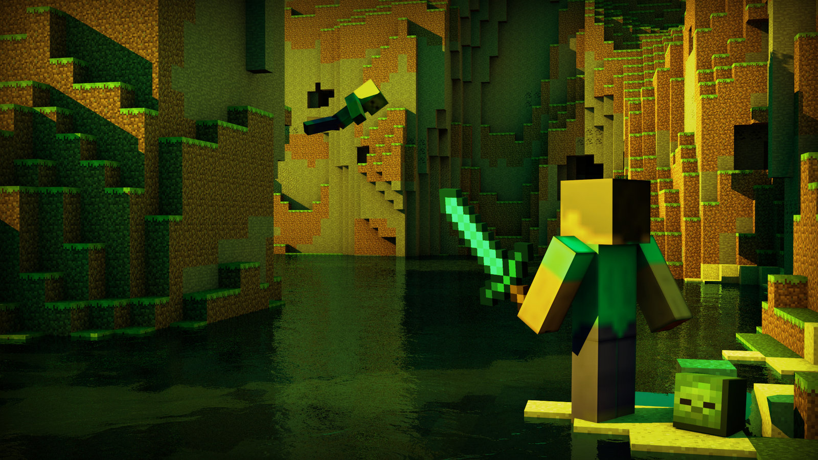 Featured image of post Beautiful Minecraft Wallpaper Creeper The game created a beautiful scenery of the game world
