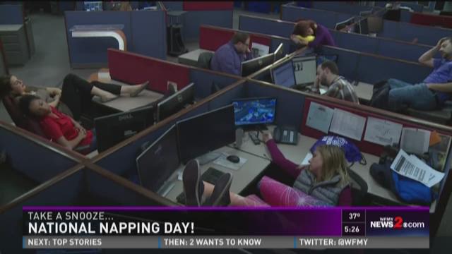 Take A Snooze National Napping Day Wfmynews2