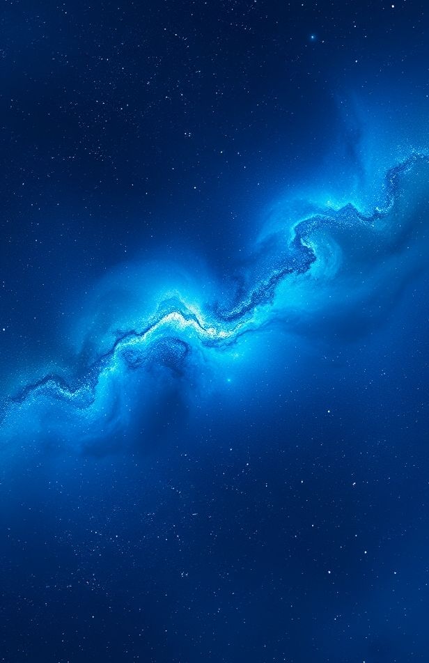 Blue Space Wallpaper