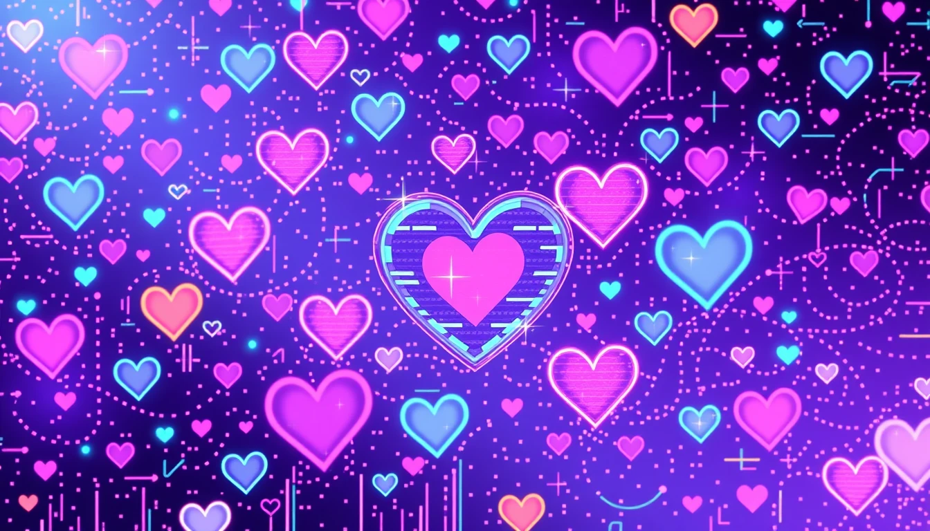 y2k Heart Wallpaper