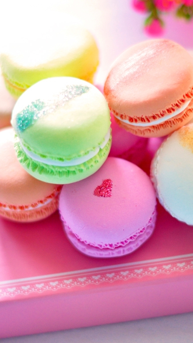 Macaron Wallpaper For iPhone On