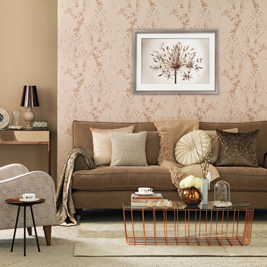 Rose Gold Living Room Decorating Ideas Housetohome Co