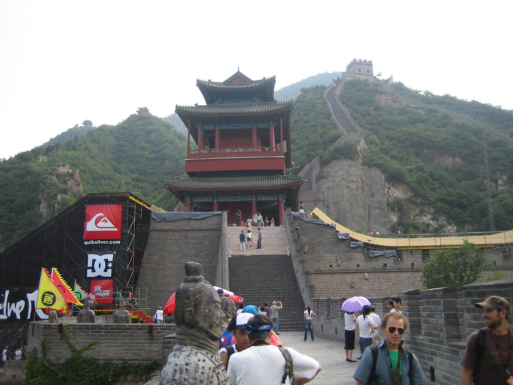 The Wall Danny Way Great Of China Jump Juyongguan Pa