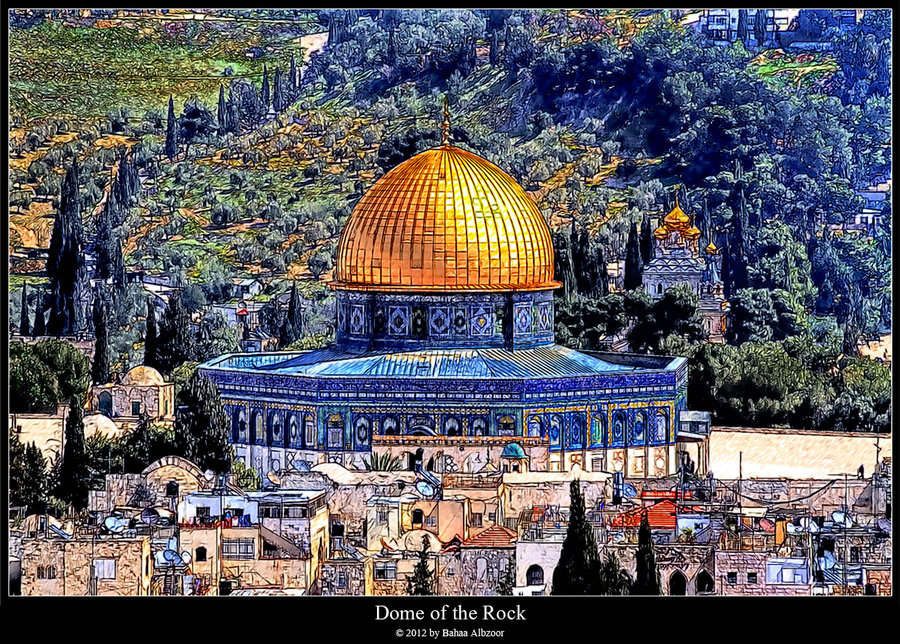 Dome Of The Rock By Bahaaalbzoor