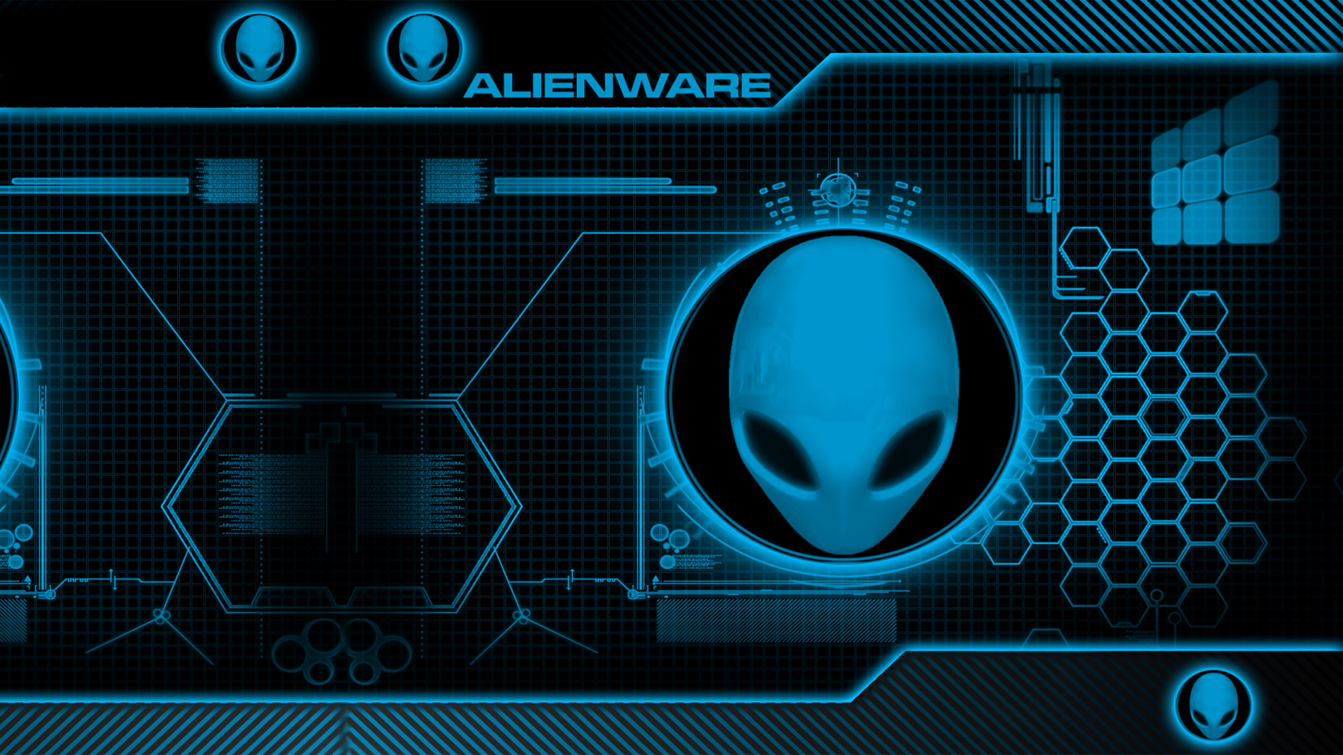 Alienware Blue theme for Windows Requirement Windows